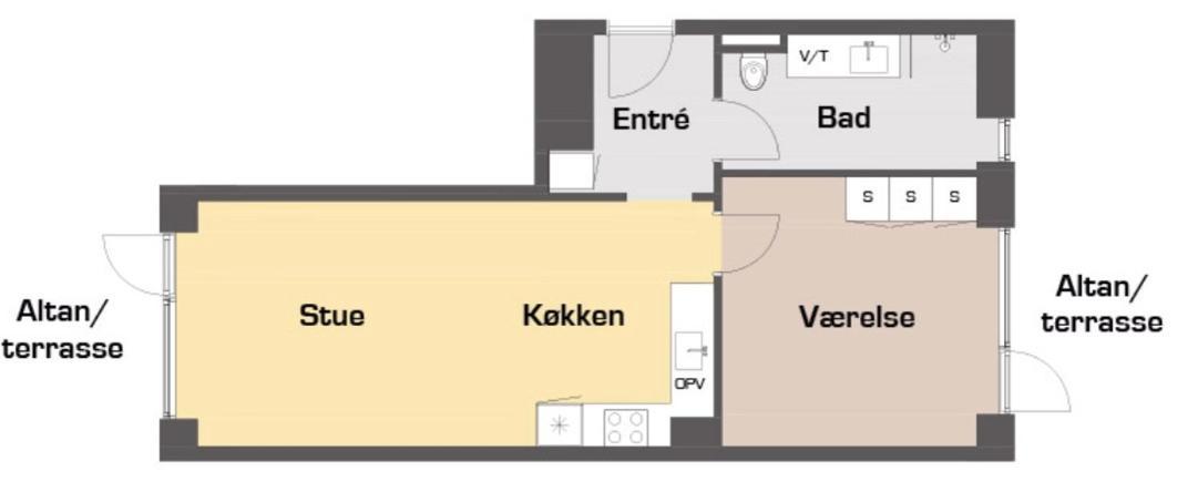 Great 1-Bed Wbalcony By Odense Harbour Leilighet Eksteriør bilde